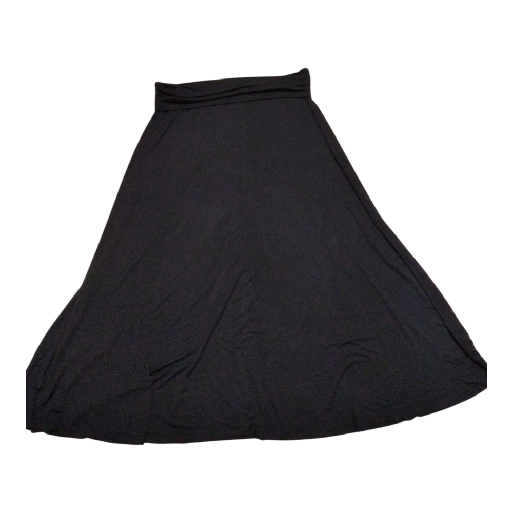 Lord & Taylor Black A-Line Maxi Skirt Size XL